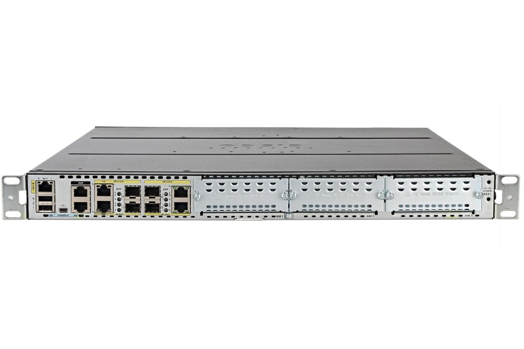 Cisco ISR 4431 (4GE,3NIM,8G FLASH,4G DRAM,IPB)